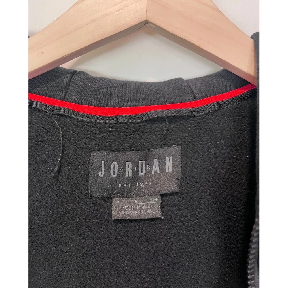Air‎ Jordan Hoodie Mens Black Jumpman Hoody Logo Full Zip Sweatshirt Small